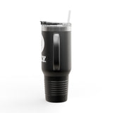 BILLY Insulated Travel Mug, 40oz (White Vertical Logo)