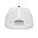 BILLY 5 Panel Flat Bill Trucker Cap (Red Goat - Embroidery) — AVAILABLE IN 13 COLORS