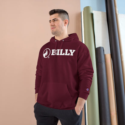 BILLY Core Adult Unisex Hoodie (White Horizontal Logo) - NOW AVAILABLE IN 7 COLORS