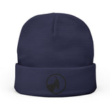 BILLY Knit Beanie (Black Goat - Embroidery) — AVAILABLE IN 6 COLORS