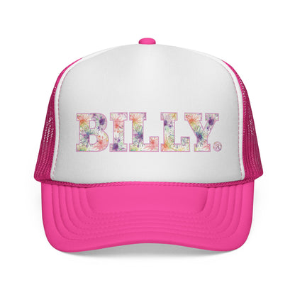 BILLY Foam Trucker Cap (Floral - Print) - AVAILABLE IN 2 COLORS