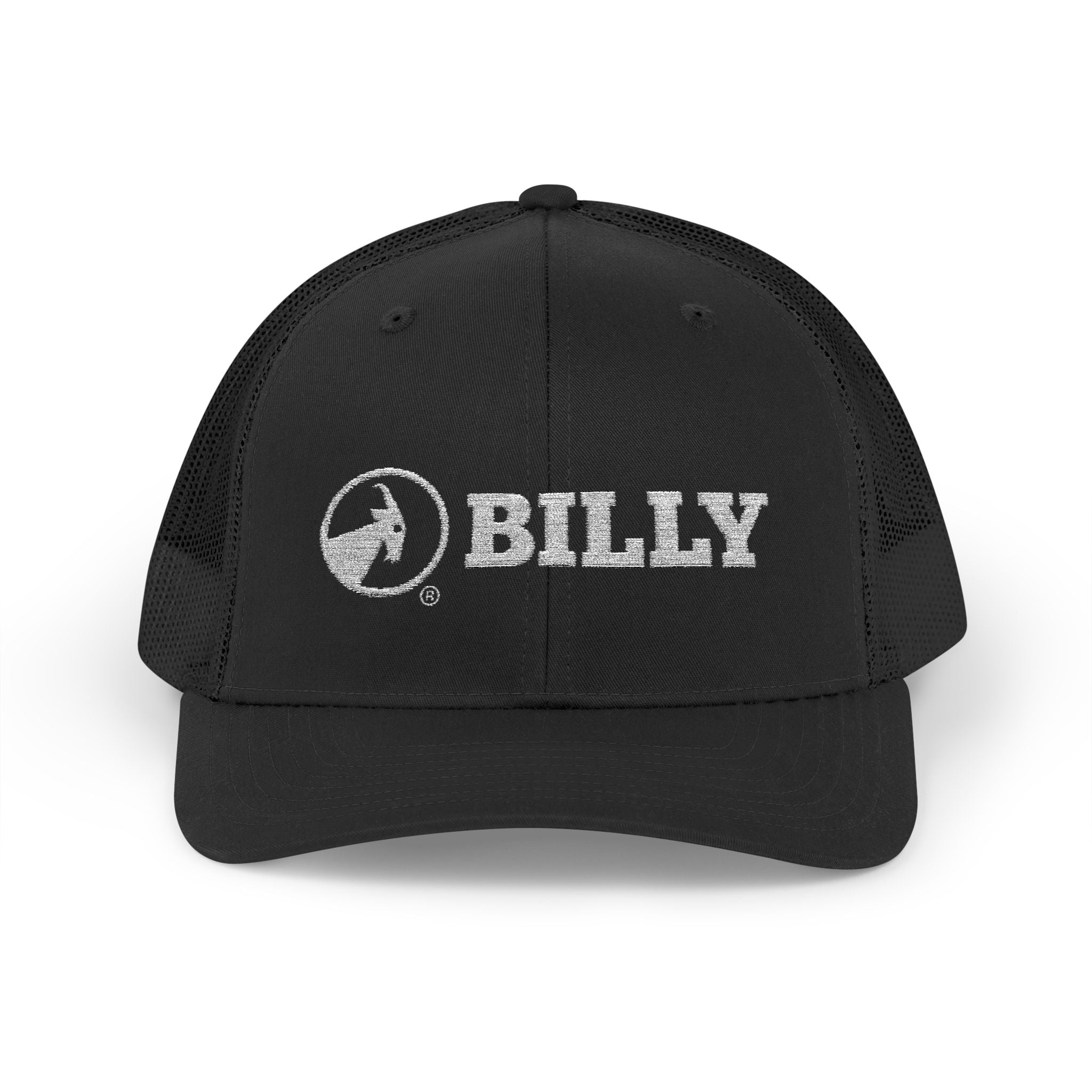 BILLY Snapback Trucker Cap (White Horizontal Logo - Embroidery) — AVAILABLE IN 8 COLORS
