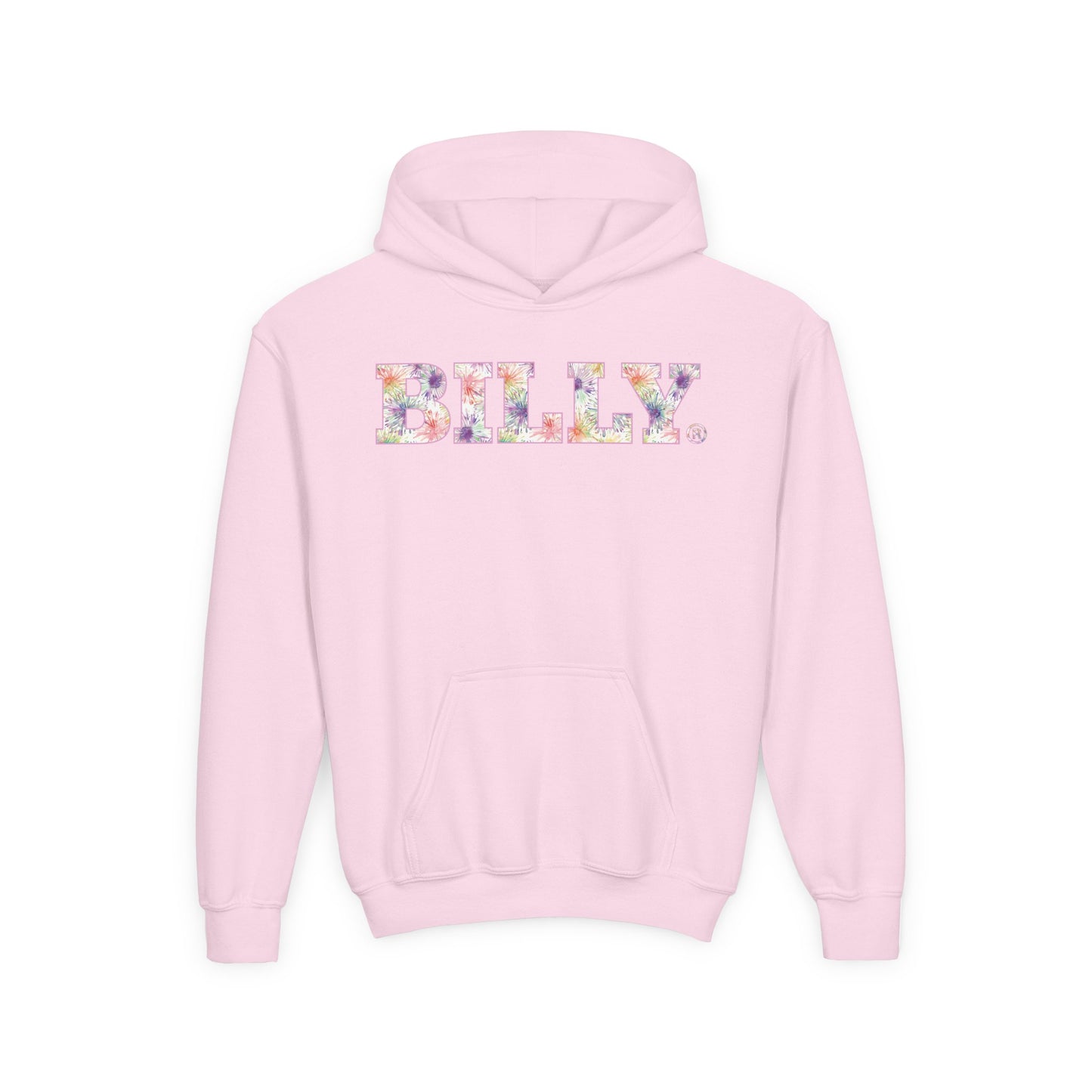 BILLY Core Youth Heavy Blend Hooded Sweatshirt (Floral) - AVAILABLE IN 4 COLORS