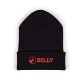 BILLY Classic Cuffed Beanie (Red Horizontal Logo - Embroidery) — AVAILABLE IN 9 COLORS