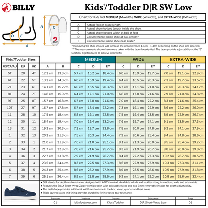 SALE - Navy BILLY D|R II Short Wrap Low