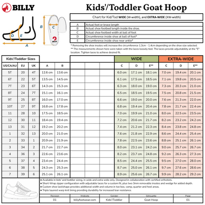 White/Black BILLY Goat Hoop