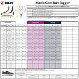 FINAL SALE - Men's Black Suede BILLY Comfort Jogger