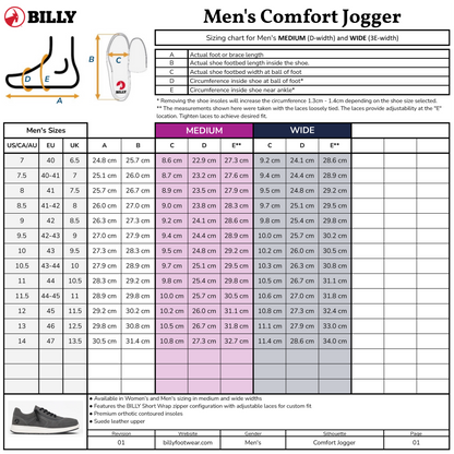 SALE - Men's Grey Suede BILLY Comfort Jogger