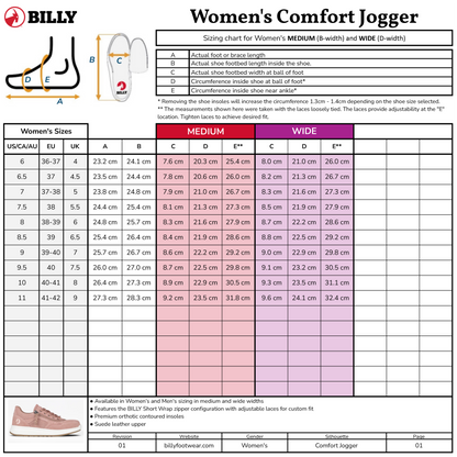 SALE - Women's Tan Suede BILLY Comfort Jogger