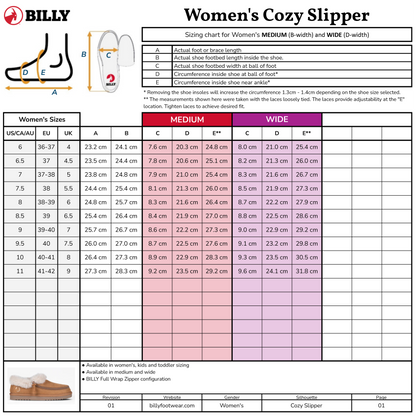 SALE - Women's Charcoal BILLY Cozy Slipper