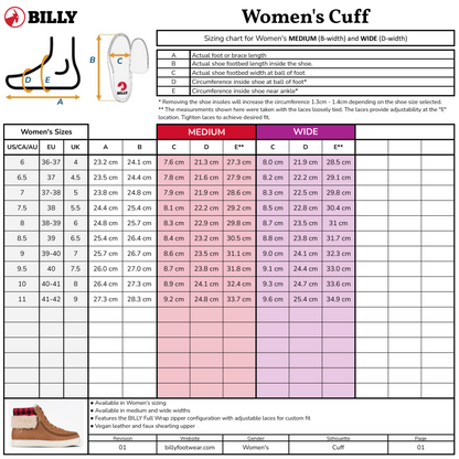 SALE - Women's Cognac BILLY Cuff