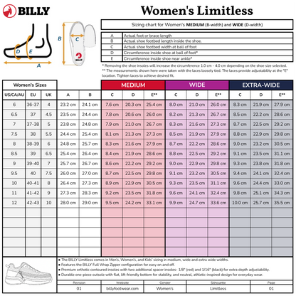 Women's Black BILLY Limitless