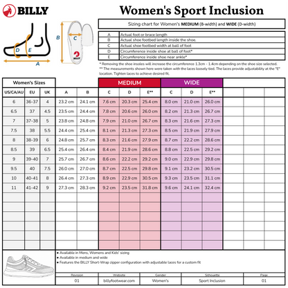 SALE - Women's Blue Marble BILLY Sport Inclusion