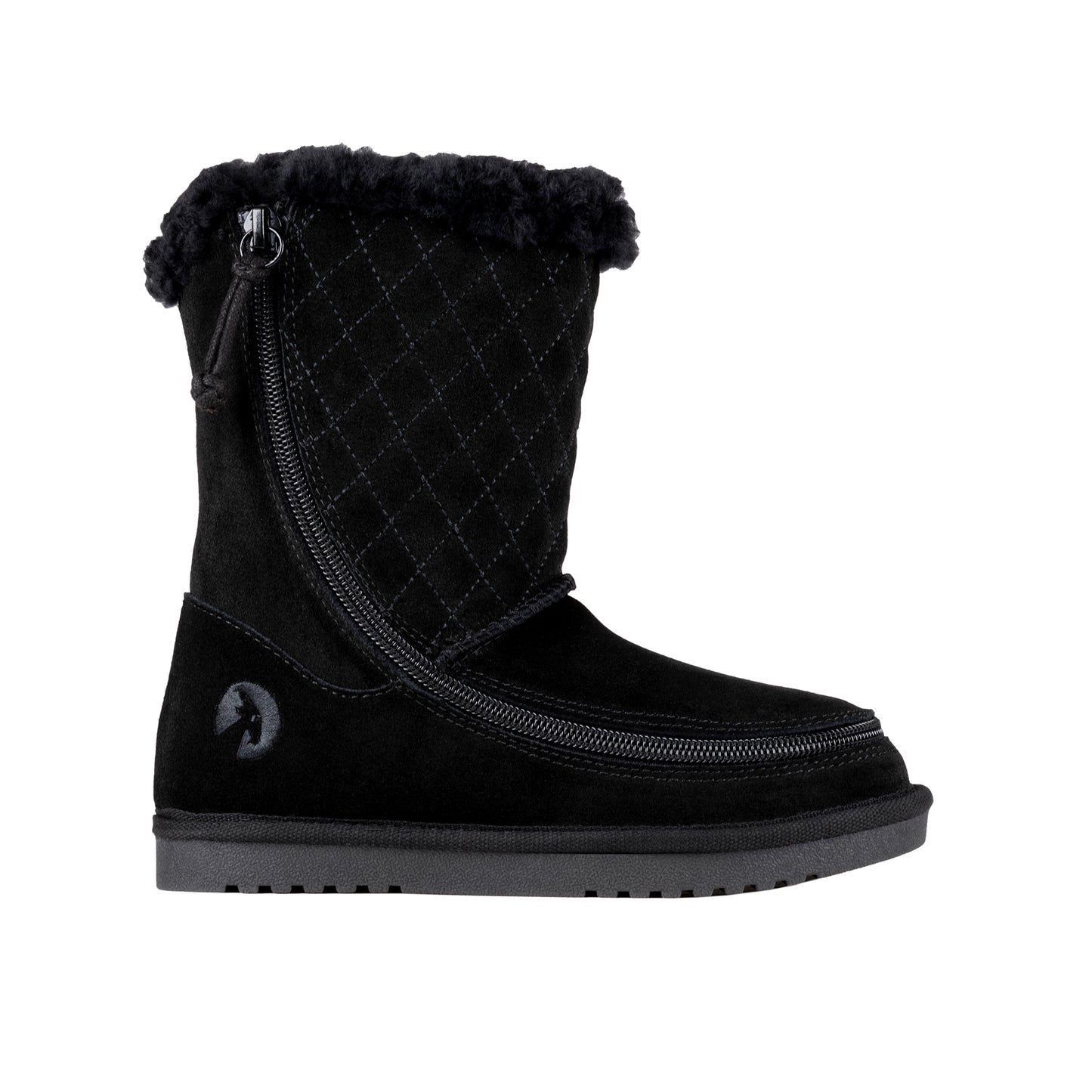 FINAL SALE - Black BILLY Cozy Quilt Lux Boots