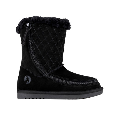 FINAL SALE - Black BILLY Cozy Quilt Lux Boots