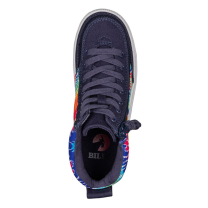 FINAL SALE - Navy Tie Dye BILLY Street High Tops