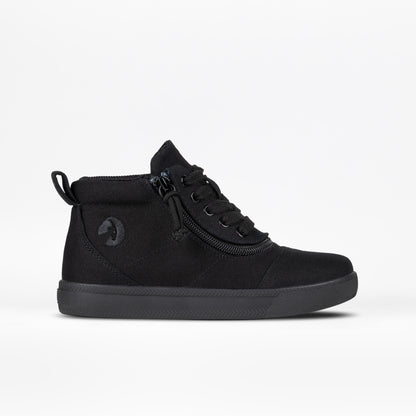 FINAL SALE - Black to the Floor BILLY D|R Short Wrap High Tops
