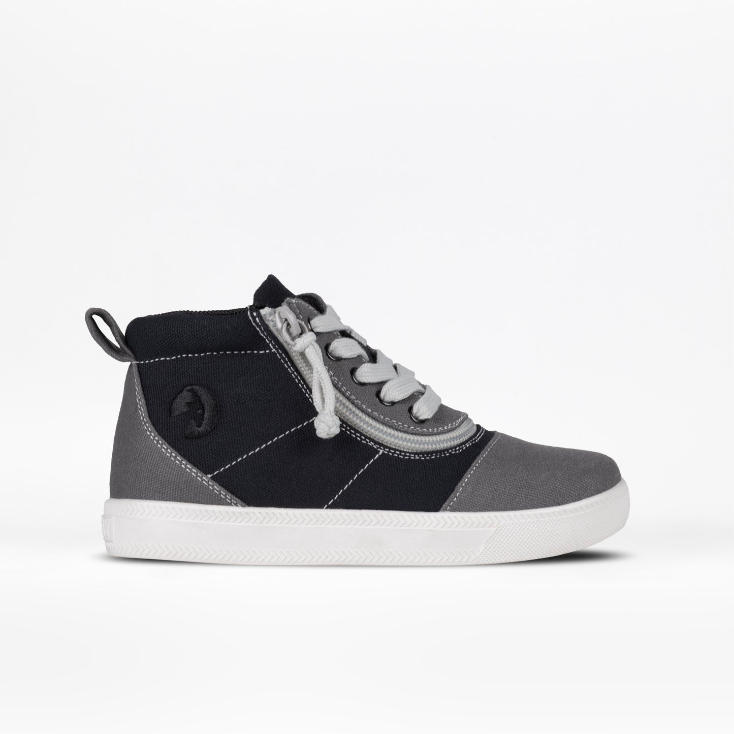 FINAL SALE - Grey Colorblock BILLY D|R Short Wrap High Tops