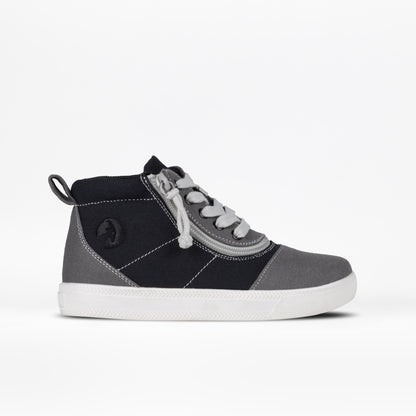 FINAL SALE - Grey Colorblock BILLY D|R Short Wrap High Tops