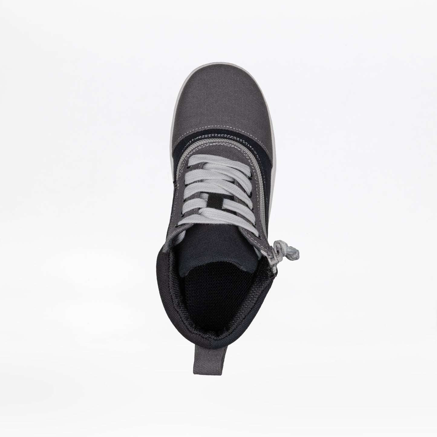 FINAL SALE - Grey Colorblock BILLY D|R Short Wrap High Tops