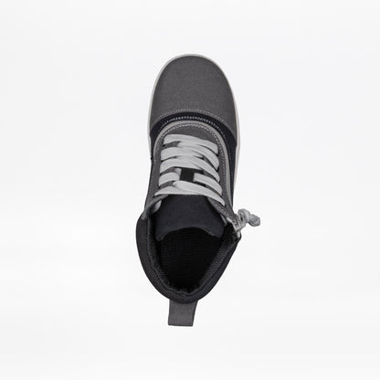 FINAL SALE - Grey Colorblock BILLY D|R Short Wrap High Tops