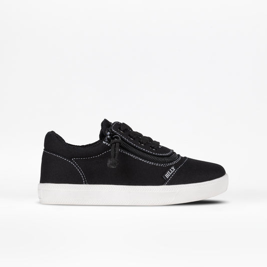 FINAL SALE - Black/White BILLY D|R Short Wrap Low Tops