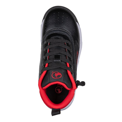 FINAL SALE - Black/Red BILLY Sport Hoop Athletic Sneakers