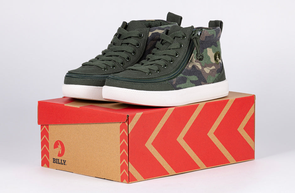 SALE - Olive Camo BILLY Classic D|R High Tops