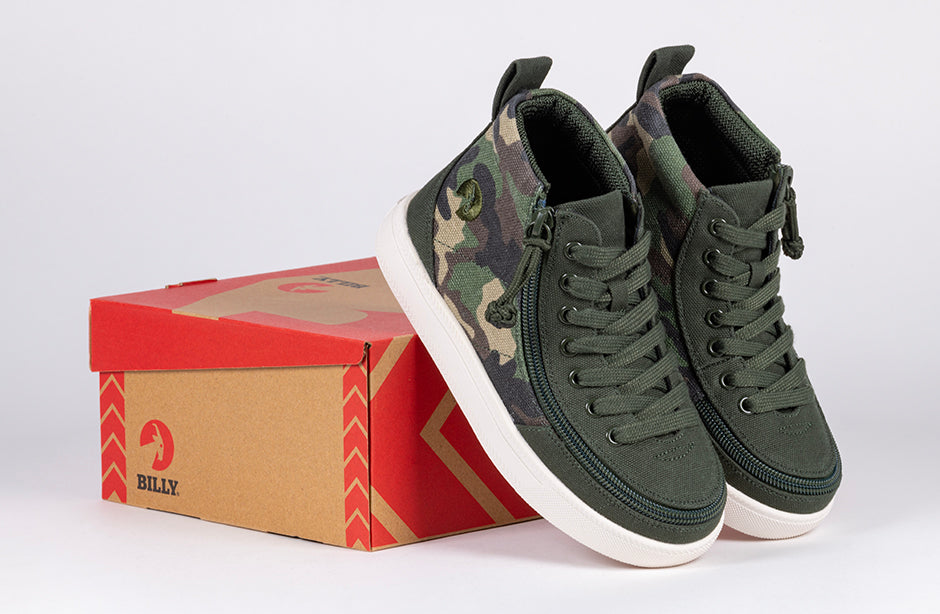 SALE - Olive Camo BILLY Classic D|R High Tops