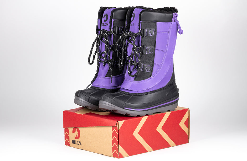 Black/Purple BILLY Ice Winter Boots