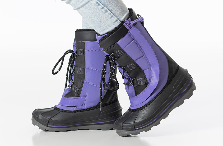 Black/Purple BILLY Ice II Winter Boots