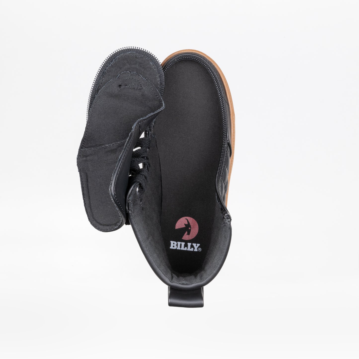 FINAL SALE - Black/Gum BILLY Classic Quilt High Tops