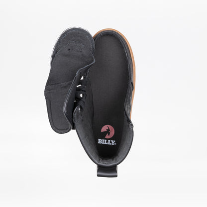 FINAL SALE - Black/Gum BILLY Classic Quilt High Tops