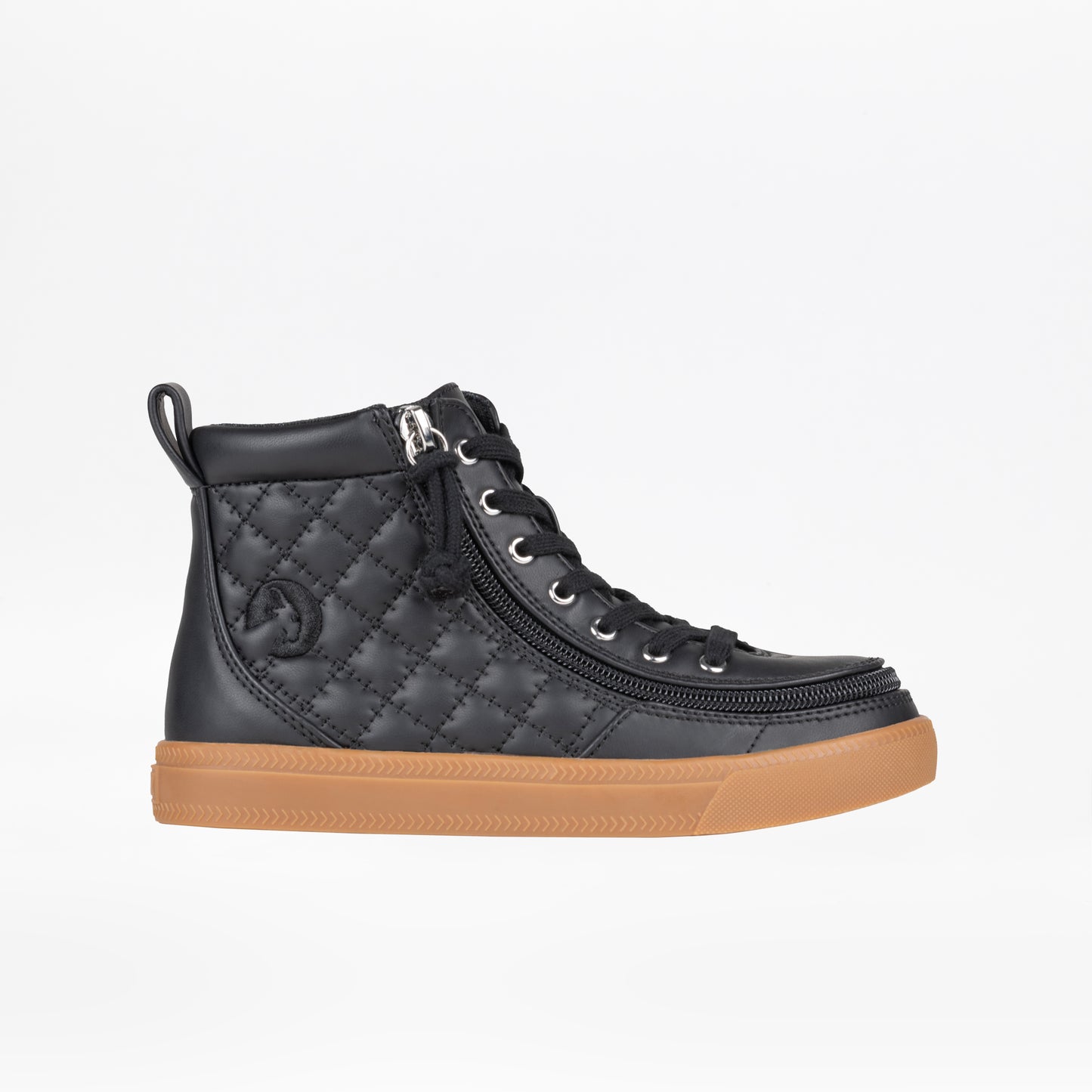 FINAL SALE - Black/Gum BILLY Classic Quilt High Tops