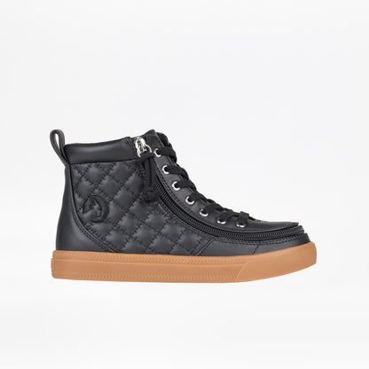 FINAL SALE - Black/Gum BILLY Classic Quilt High Tops