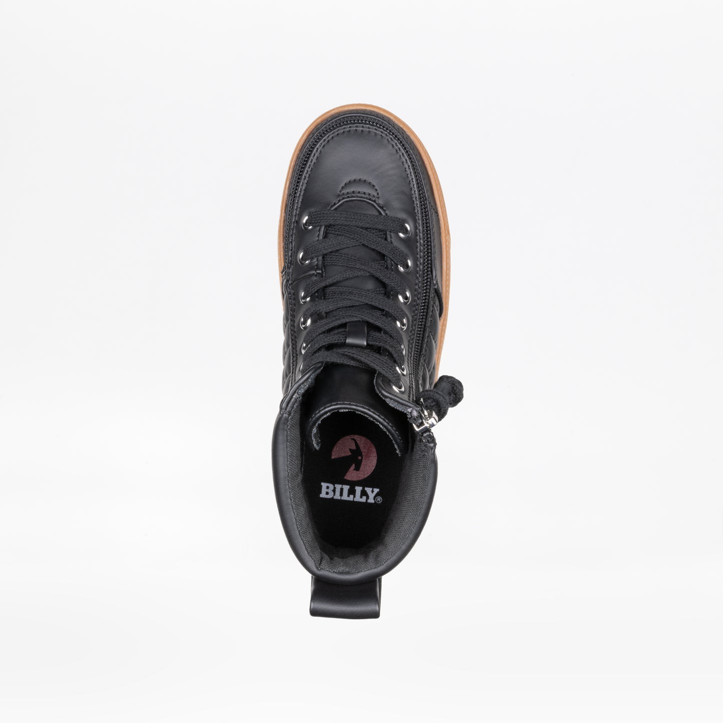 FINAL SALE - Black/Gum BILLY Classic Quilt High Tops