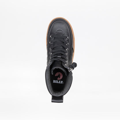 FINAL SALE - Black/Gum BILLY Classic Quilt High Tops
