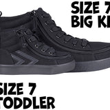 FINAL SALE - Black to the Floor BILLY CS Sneaker High Tops