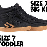 FINAL SALE - Black/Gum BILLY CS Sneaker High Tops