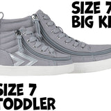 FINAL SALE - Grey/Silver BILLY CS Sneaker High Tops
