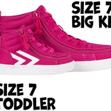 FINAL SALE - Fuchsia/White BILLY CS Sneaker High Tops