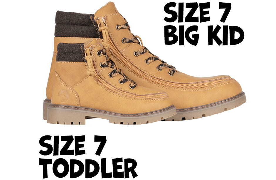 Toddler hiking outlet boots size 7