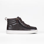 side view of Brown Leather BILLY Ten9 CS Sneaker High Tops