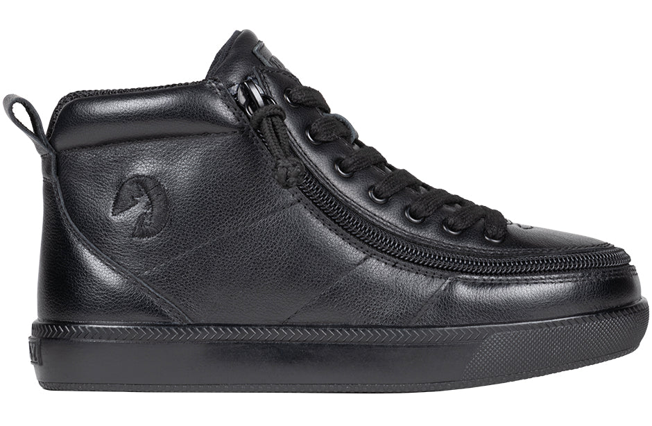 Black to the Floor Leather BILLY Classic D|R II High Tops