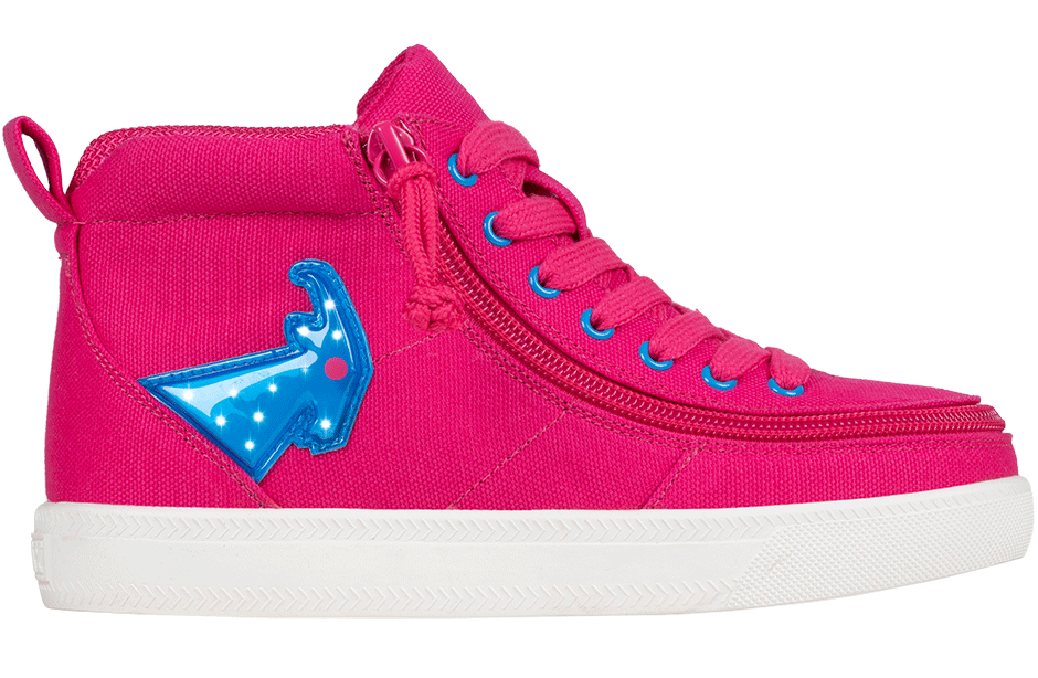 Pink Blue Light Ups BILLY Classic D R High Tops BILLY Footwear