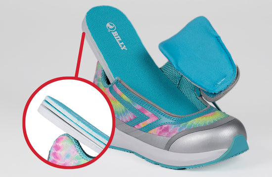 Rainbow Tie Dye BILLY Goat AFO-Friendly Shoes  BILLY Footwear