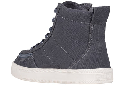 Charcoal/White BILLY Classic Lace High Tops