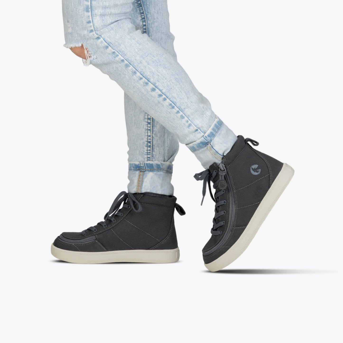 Charcoal/White BILLY Classic Lace High