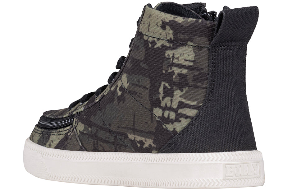 Camouflage high top clearance sneakers