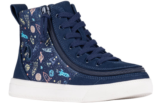 Navy Space BILLY Classic Lace High Tops